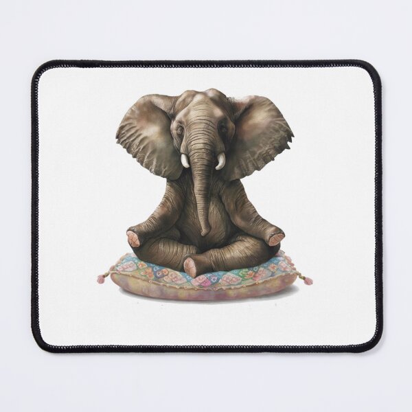 Item preview, Meditating Elephant designed and sold by Gentle40Winks.