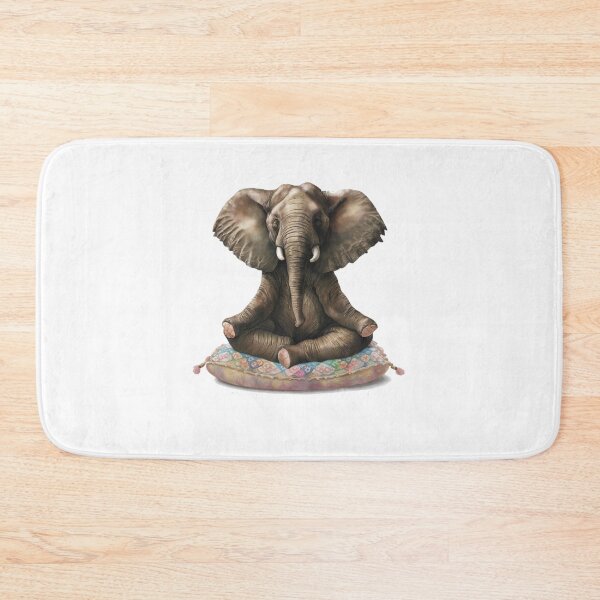 Item preview, Meditating Elephant designed and sold by Gentle40Winks.