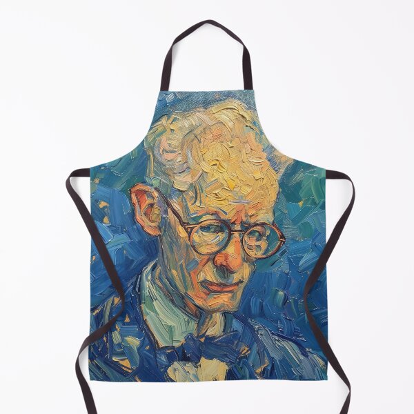 Item preview, B.F. Skinner | Painting in the style of Vincent van Gogh designed and sold by ComicsFactory.