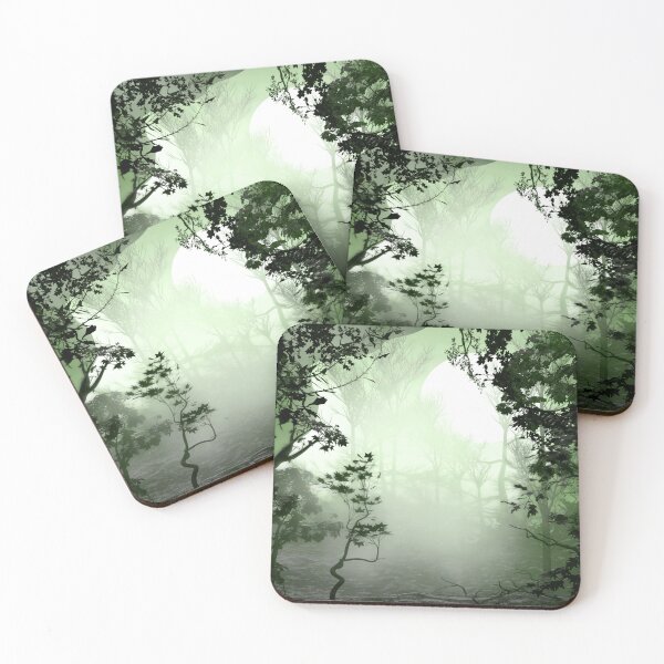 Item preview, Dark Green Forest designed and sold by Nunaprettyshop.
