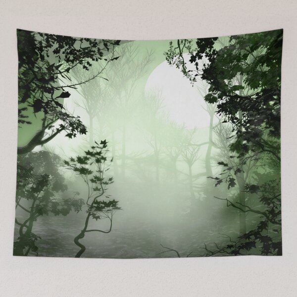 Item preview, Dark Green Forest designed and sold by Nunaprettyshop.