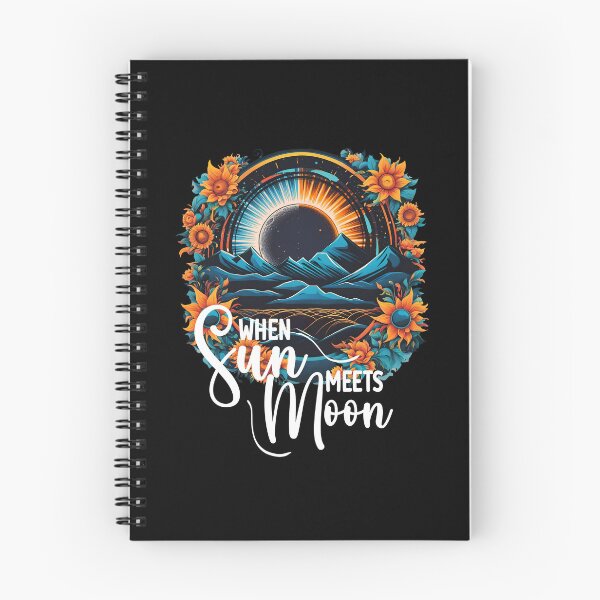 Item preview, When Sun Meets Moon, Solar Eclipse April 8 2024 designed and sold by orangeblue21.
