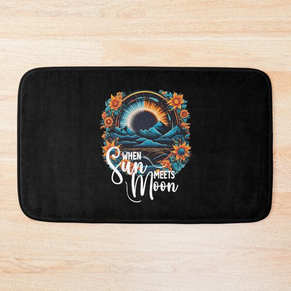Item preview, When Sun Meets Moon, Solar Eclipse April 8 2024 designed and sold by orangeblue21.