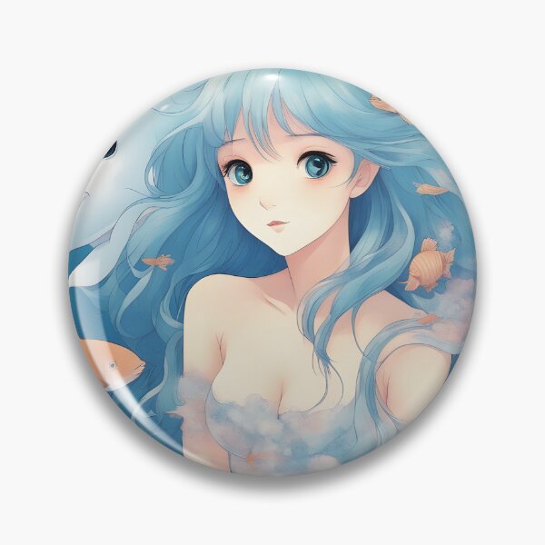 Item preview, Aqua innocence AI art designed and sold by AnimeGamerGirl.