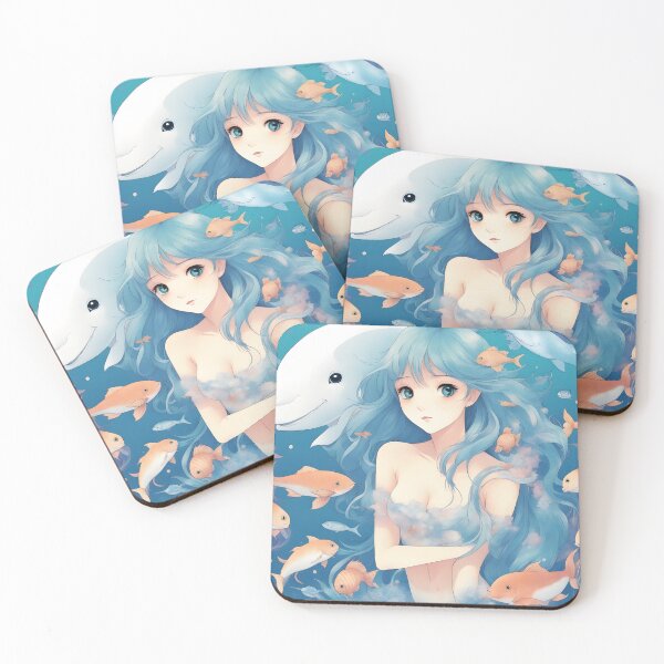 Item preview, Aqua innocence AI art designed and sold by AnimeGamerGirl.