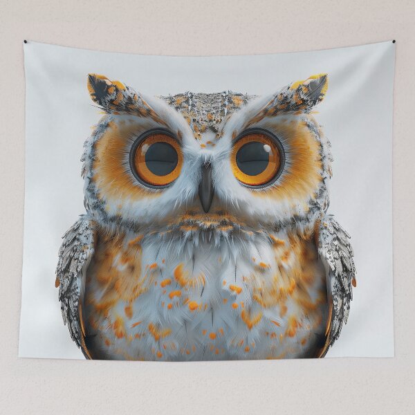 Item preview, Long-Eared Owl in the Moonlight designed and sold by Brendon987.