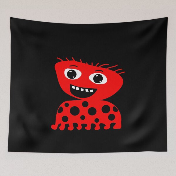 Item preview, Red Bug Monster designed and sold by DesignAFind.