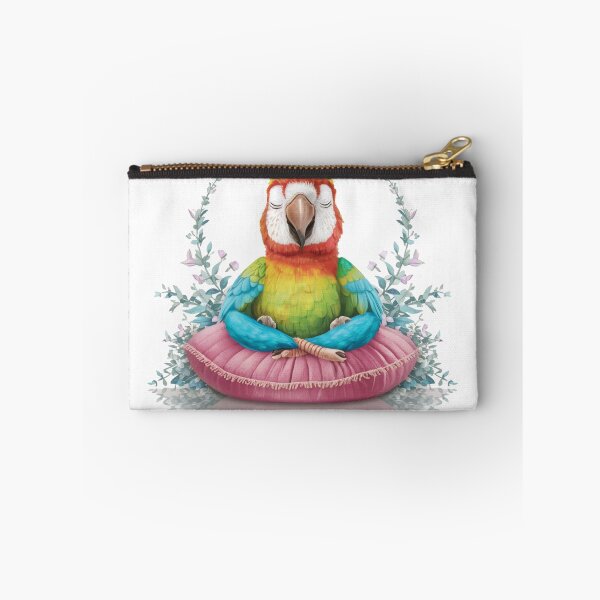 Item preview, Meditating Parrot designed and sold by Gentle40Winks.