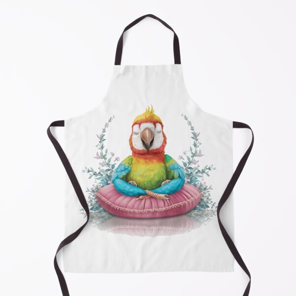Item preview, Meditating Parrot designed and sold by Gentle40Winks.