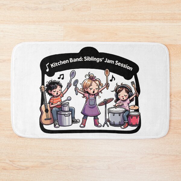 Item preview, kitchen band:siblings' jam session,national siblings day designed and sold by toobel.