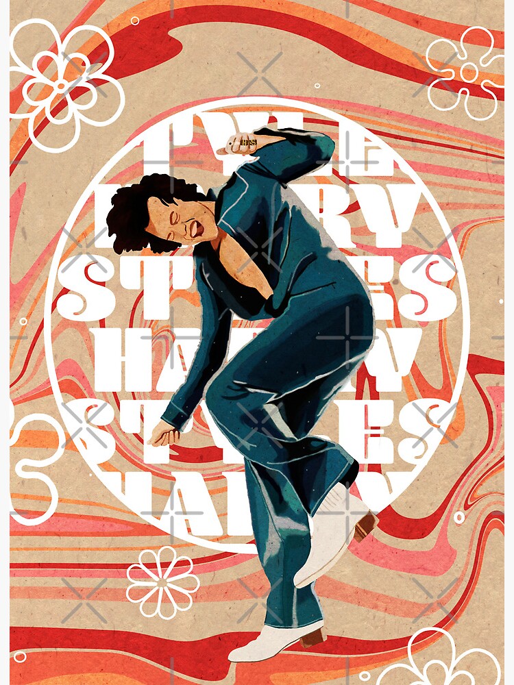 Thumbnail 2 of 2, Art Board Print, Groovy Harry designed and sold by erinncapko.