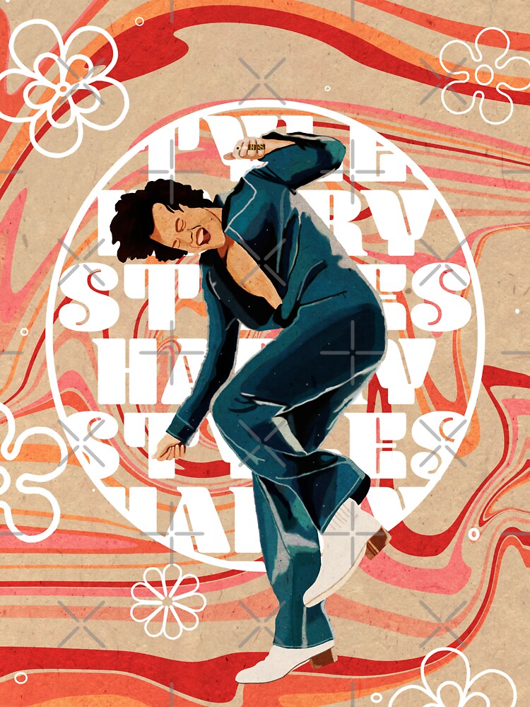Thumbnail 3 of 3, Sticker, Groovy Harry designed and sold by erinncapko.