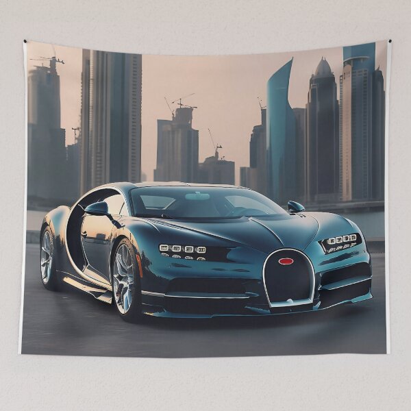 Item preview, Fast car Tate Chiron Dubai designed and sold by gmerkys.