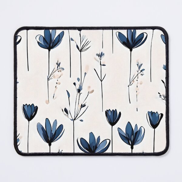 Item preview, Floating Blue Flowers designed and sold by Zenvo.