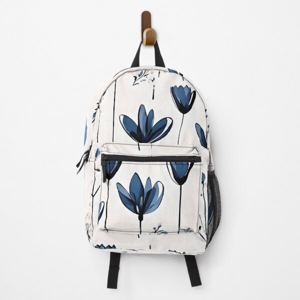 Item preview, Floating Blue Flowers designed and sold by Zenvo.