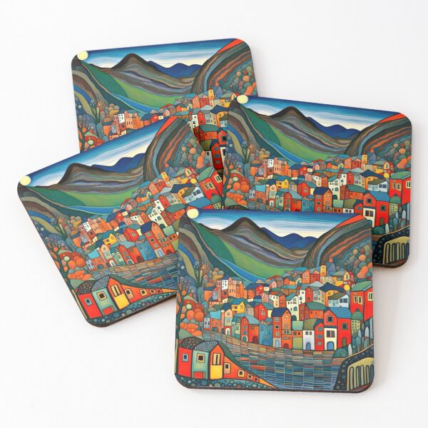 Item preview, Fjord Town 4 designed and sold by George Hutton Hunter.