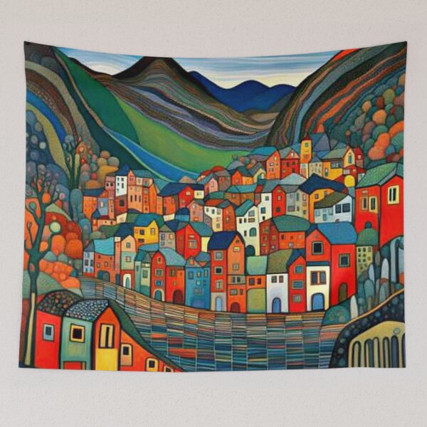 Item preview, Fjord Town 4 designed and sold by George Hutton Hunter.