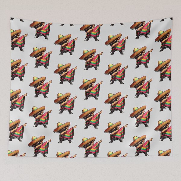 Item preview, Dabbing Sombrero Mexican Poncho Cinco de Mayo Boys Men Gifts -  designed and sold by PurpleLoveStore.
