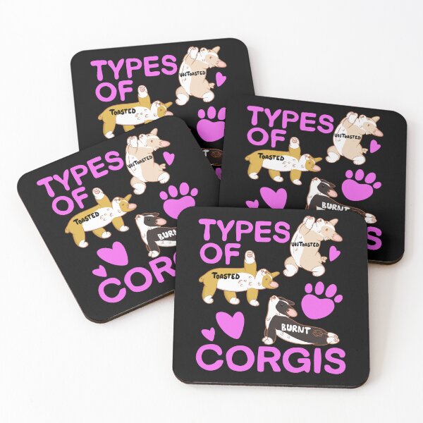 Item preview, Corgi Untoasted Toasted Burnt designed and sold by DrawsCutePaws.