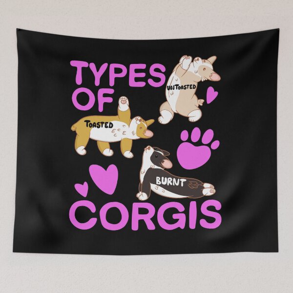 Item preview, Corgi Untoasted Toasted Burnt designed and sold by DrawsCutePaws.