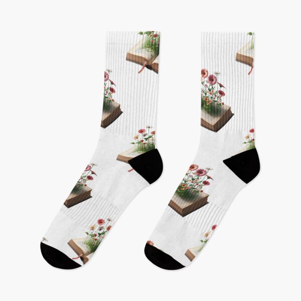 Item preview,  flowers growing from book designed and sold by JAMALSTORE92.