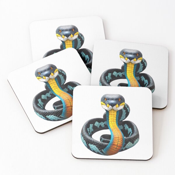 Item preview, Colorful King Cobra Paint Design: Unique Stylish Trending Design by TRYKID Artist designed and sold by TRYKID.