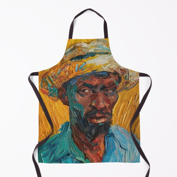 Item preview, Bahamian man  | Painting in the style of Vincent van Gogh designed and sold by ComicsFactory.