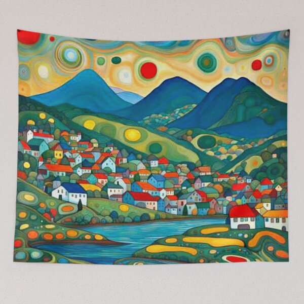 Item preview, Fjord Town 10 designed and sold by George Hutton Hunter.