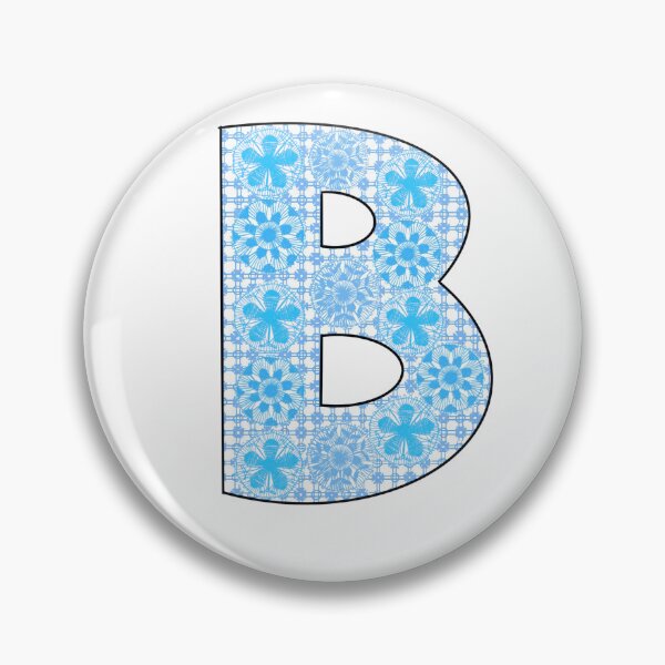 Item preview, Letter B with lace, paraguayan lace  designed and sold by amariastudio.