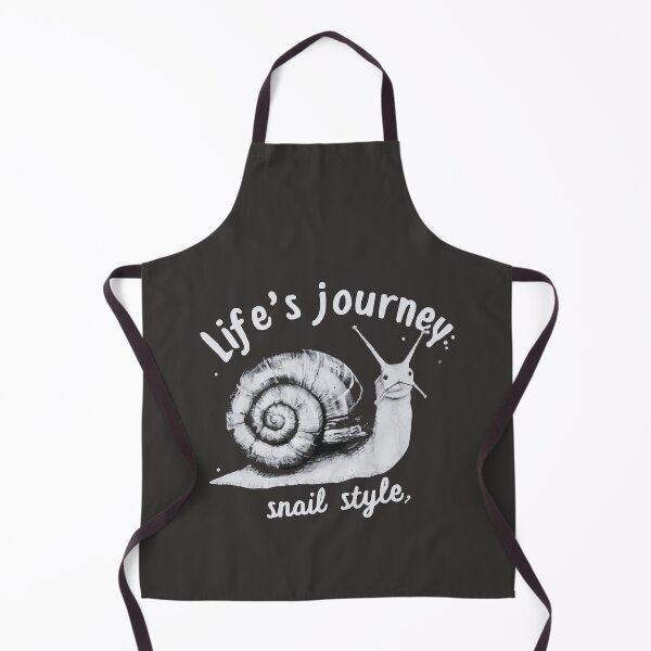 Artikelvorschau, Cooles T-Shirt mit Schnecke für Insektenliebhaber – „LIFE'S JOUURNEY SNAIL STYLE“. entworfen und verkauft von Gadget80.