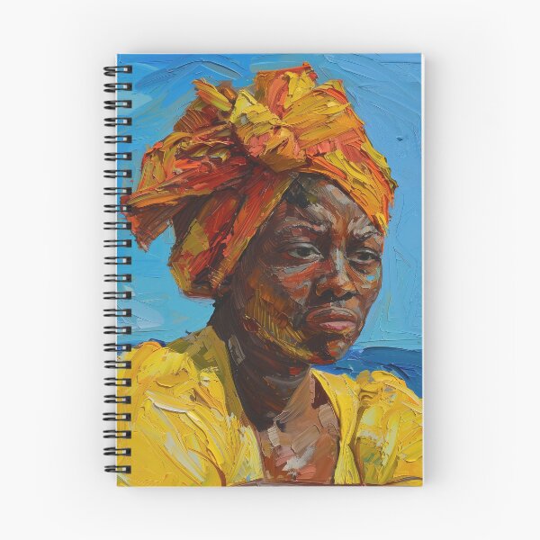 Item preview, Bahamian woman  | Painting in the style of Vincent van Gogh designed and sold by ComicsFactory.