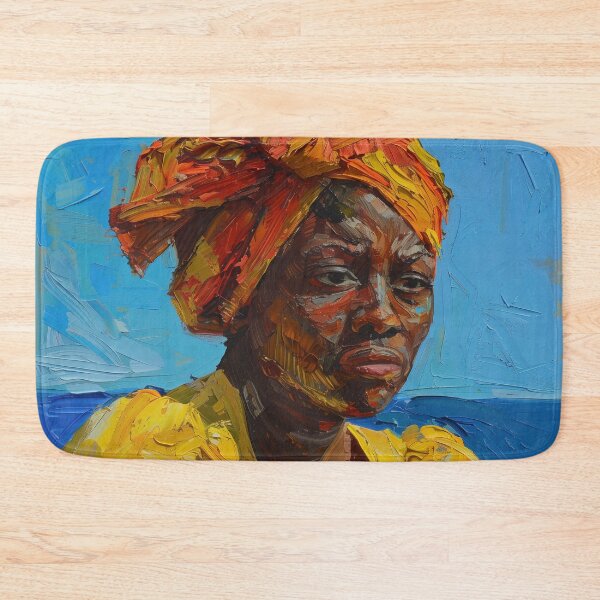 Item preview, Bahamian woman  | Painting in the style of Vincent van Gogh designed and sold by ComicsFactory.