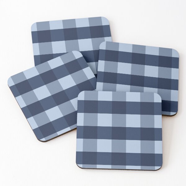 Item preview, Blue Gingham Pattern designed and sold by Alpha Naomi Designs.
