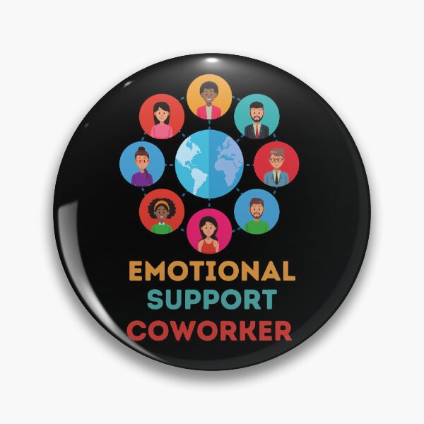 Item preview, Emotional Support Coworker designed and sold by CraftsyCorner.