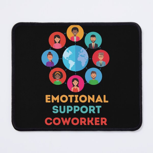Item preview, Emotional Support Coworker designed and sold by CraftsyCorner.
