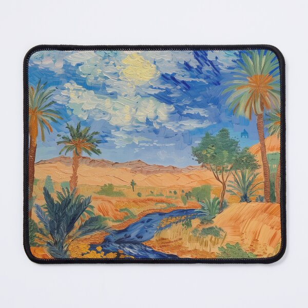 Item preview, Bahraini landscape | Painting in the style of Vincent van Gogh designed and sold by ComicsFactory.
