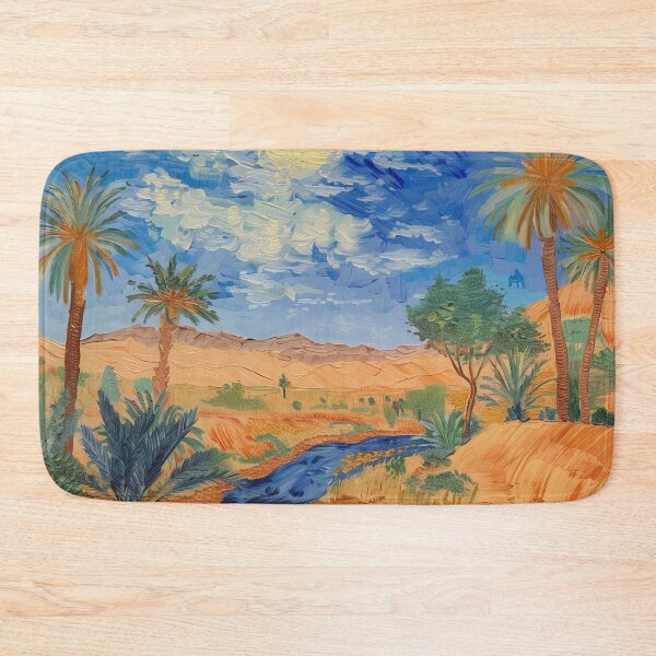 Item preview, Bahraini landscape | Painting in the style of Vincent van Gogh designed and sold by ComicsFactory.