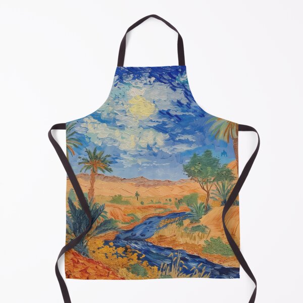 Item preview, Bahraini landscape | Painting in the style of Vincent van Gogh designed and sold by ComicsFactory.