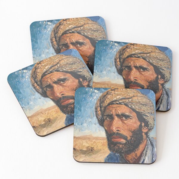Item preview, Bahraini man | Painting in the style of Vincent van Gogh designed and sold by ComicsFactory.