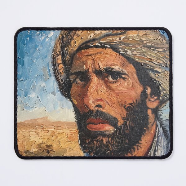 Item preview, Bahraini man | Painting in the style of Vincent van Gogh designed and sold by ComicsFactory.