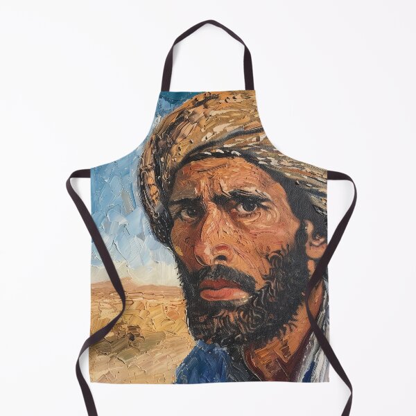 Item preview, Bahraini man | Painting in the style of Vincent van Gogh designed and sold by ComicsFactory.