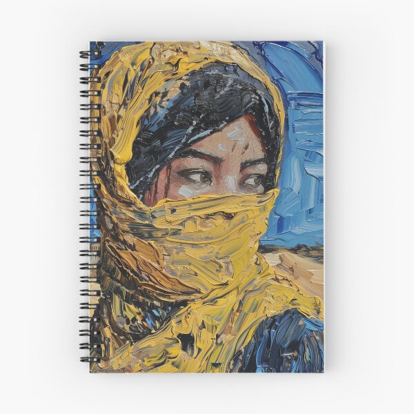 Item preview, Bahraini woman | Painting in the style of Vincent van Gogh designed and sold by ComicsFactory.