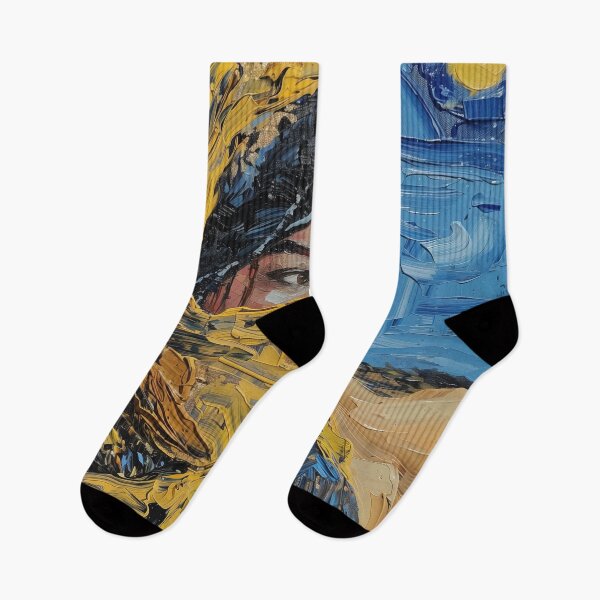 Item preview, Bahraini woman | Painting in the style of Vincent van Gogh designed and sold by ComicsFactory.