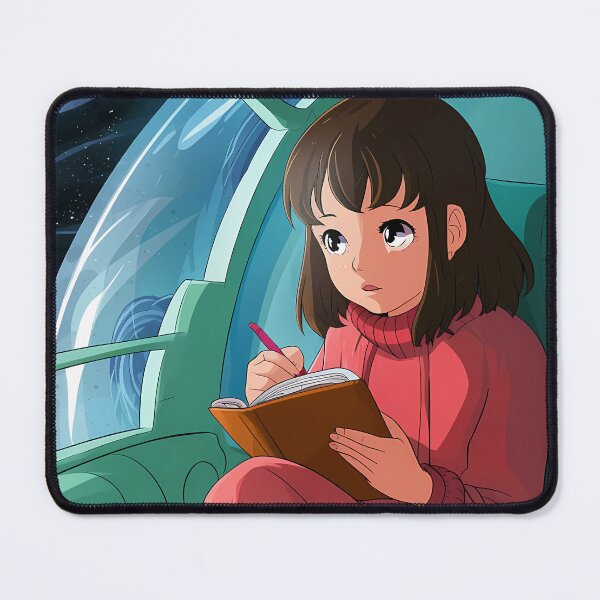 Item preview, Girl in space with her notepad designed and sold by JEMAR Designs.