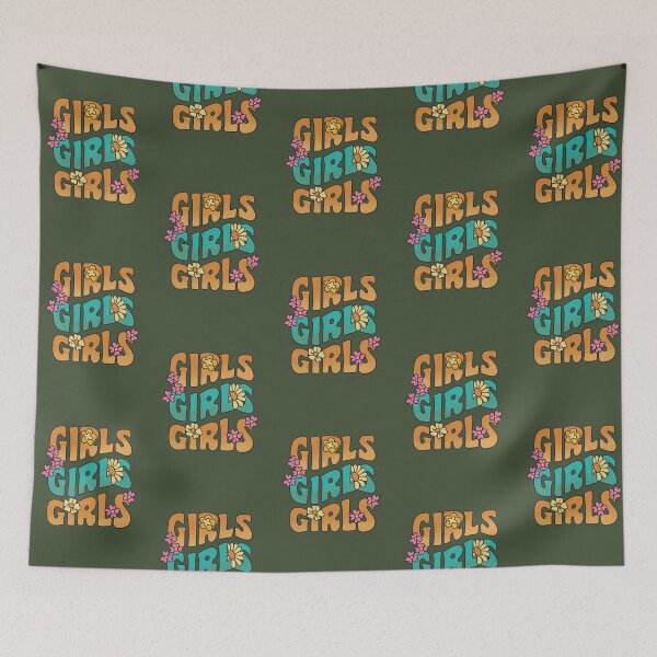 Item preview, Girls Girls Girls | Green Background designed and sold by RM-Journey.