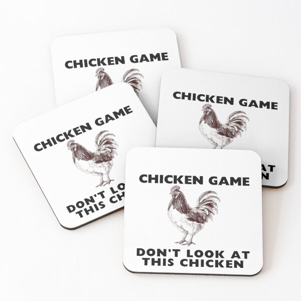 Item preview, chicken game don't look at this chicken designed and sold by Adilessayeh.