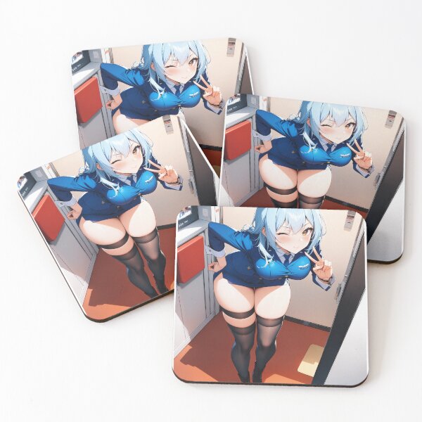 Item preview, Jessica Anime Girl Flight Attendant Waifu designed and sold by lifeissheep.