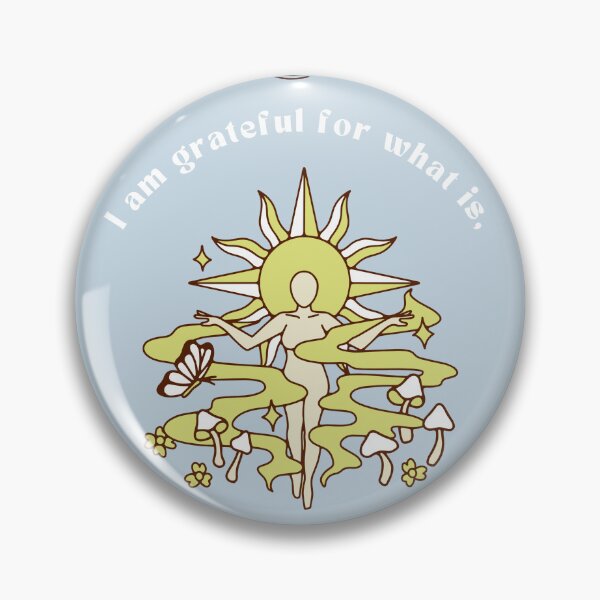 Item preview, I am grateful for what is, and what will be. | Pastel Blue Background designed and sold by RM-Journey.
