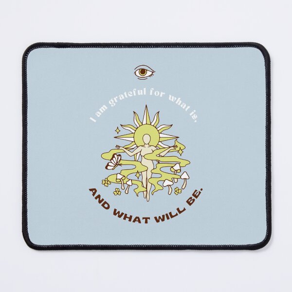 Item preview, I am grateful for what is, and what will be. | Pastel Blue Background designed and sold by RM-Journey.