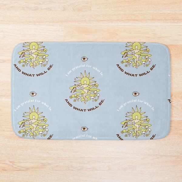 Item preview, I am grateful for what is, and what will be. | Pastel Blue Background designed and sold by RM-Journey.